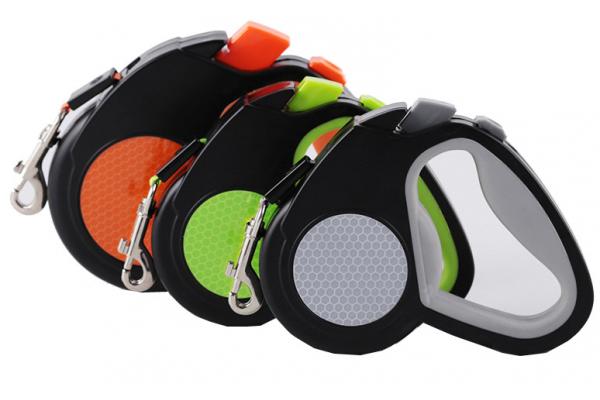 Tangle Free Reflective Dog Pet Retractable Leashes With Anti Slip Handle