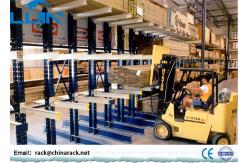 China Heavy Duty Cantilever Storage Racks Systems Muti Layers Powder Coated supplier