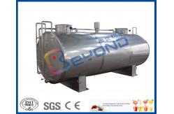 China SUS316L Horizontal Milk Transport Tank With Insulation Layer 1000L-8000L Capacity supplier