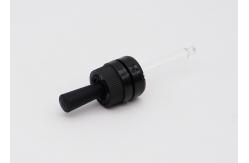 China Pipette Essential Oil Glass Dropper Cap 18 / 410 Bottle Screw For Bottles supplier