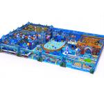 Kids Large Soft Play Equipment Customized With Blue Ocean Pirate Theme for sale