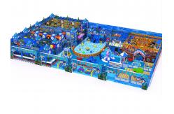 China Kids Large Soft Play Equipment Customized With Blue Ocean Pirate Theme supplier