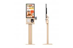 China Industrial PC Self Ordering Kiosk With Optional Payment And NFC Reader supplier