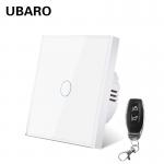 433RF Wireless Remote Control Switch 1gang 0 - 20 Meters Smart Wall Light Switch for sale
