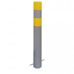89mm*750mm Steel Safety Bollards  Iron Removable Locking Bollards 2.4kg for sale