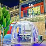 Sound Insulation Transparent Dome Tent 360 Degrees Bubble House Hotel for sale