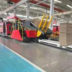 Flexo Printer Slotter Die Cutter Folder Gluer Corrugated Carton Production Line for sale