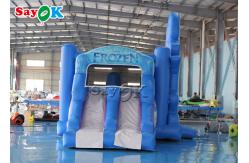 China 6m 20ft Children Frozen Bounce House Inflatable Bouncy Castles With Slide supplier