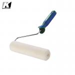 Ultralight 9 Inch Mohair Fabric Paint Roller With Plastic Handle for sale