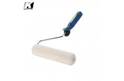 China Ultralight 9 Inch Mohair Fabric Paint Roller With Plastic Handle supplier