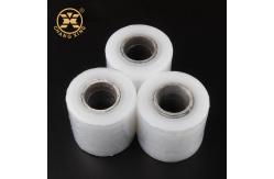 China 18um LLDPE Stretch Film Raw Material Transparent Plastic Wrap Roll Oriented PP supplier