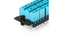 China P18LCU2XMMF 18 Shuttered LC/PC Lc Fiber Adapter Panel 36 Fibers OM4 Multimode supplier