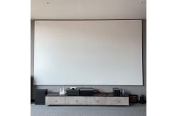 China Nano Coated HD Projection Screens 170 Degree Wall Mounted Projection Screens White supplier