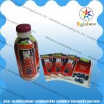 PVC / PET Shrink Sleeve Labels Customized Printing For Drink Bottle