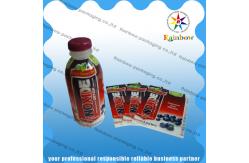 China PVC / PET Shrink Sleeve Labels Customized Printing For Drink Bottle supplier