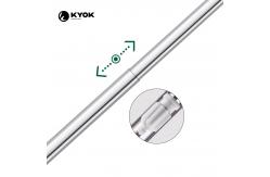 China Multicolor Shower Curtain Rod  28mm Diameter Plating Treatment supplier