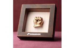 China 3D Baby Keepsake Box Customized DIY Baby Hand And Foot Prints supplier