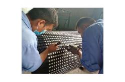 China Ceramic Rubber Strip Conveyor Drum Lagging Pulley Lagging Sheet 10m In Rolls supplier