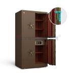 Dual Alarm Heavy Vault Safe Box Door Biometric Fingerprint Lock Can Movable