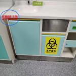 Adjustable Shelves Stainless Steel Wall Mounted Hospital Clinic Furniture Disposal Caseworks for sale