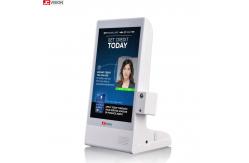 China WiFi LCD Touch Screen Table Top Digital Signage With Temperature Detecting supplier