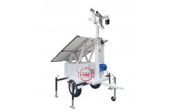 China Solar Mobile Surveillance Trailer Security Camera Trailer For Public Facilities supplier