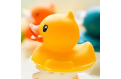 China plastic PVC rubber duck bath toy Waterproof With Squeaky Sound supplier