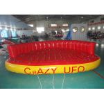 5 Person Towable Water Tubes Inflatable Crazy UFO Inflatable Sports Water Games for sale
