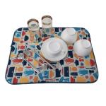 15x20incg Dining Table Microfiber Dish Drying Mat Customized Printing for sale