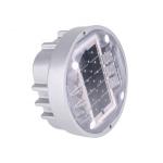 Aluminum Pavement Reflective Glass Cat Eye Road Studs with High Reflection Blue LED for sale