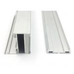 Standard Black Powder Coated Aluminium Extrusions For Construction for sale
