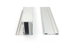 China Standard Black Powder Coated Aluminium Extrusions For Construction supplier