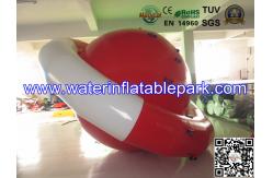 China 0.9mm PVC Tarpaulin Inflatable Peg-top / Red White Inflatable Saturn Rocker supplier