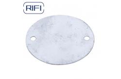 China Galvanized Finish Round Metal Electrical Box Cover For BS4568 Junction Boxes supplier