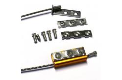 China Quick Stop Fall Arrest Lanyards With Anchor Point With Steel Wire Rope supplier