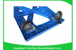 China Stackable Plastic Moving Dolly Platform Cart Transport Long Service Life supplier