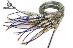 China High Temperature Mineral Insulated Thermocouple with Extension Cable Plug Connector supplier