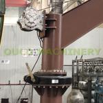 1.5t 2.7m Stiff Boom Marine Cranes Fixed On Davit Deck