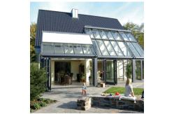 China White Finish Aluminum Sun Room Customization With Corner Code Connection supplier