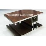 Acid Resistant Anodized Curtain Wall Aluminum Frame For Decoration Smooth Edges for sale