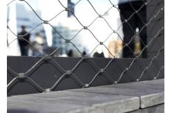 China 7x7 Construction X Tend Cable Mesh Flexible SS Ultrasonic Bath / Black Oxide Finished supplier