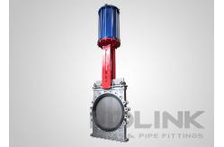 China Through Conduit Slurry Knife Gate Valves With Bottom Cover & Flush Ports supplier