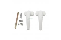 China White Door Window Double Sided Handles Modern Design Aluminum Alloy Materials supplier
