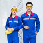 Long-Sleeve Work Clothes Suit Male Wear-Resistant Factory Clothing Workshop Custom Work Clothes for sale