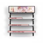 VETO 35 37 29 Inch Indoor Stretched Bar LCD Display For Bus Station , 450 Cd/M2 HD Digital Signage Screen For Shelf for sale