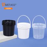 Portable 1 Liter PP Plastic Container Bucket With Lids And Handle For Sauce Pigments Storage for sale