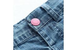China Adjustable Mini Baby Girls Short Denim Skirt Embroidered Customized supplier
