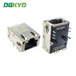 DGKYD811Q008FN9A2DB057 Gigabit Integrated Transformer Ethernet Filter With Light Strip Shielding DIP 12PIN Modular Jack for sale