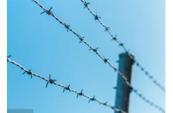 China Use Of Prison Walls Anti Climb Single Strand PVC Coated Iron Barbed Wire supplier