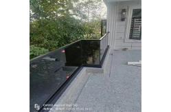 China Side Mounted Modern Black Stair Handrail Railing 6061 Aluminum Alloy For Steps supplier